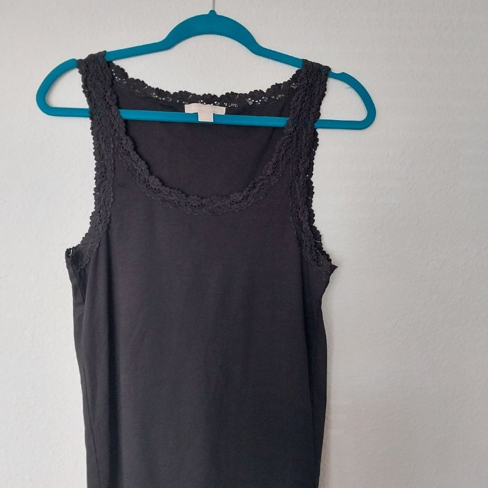 Janeville Lace Trim Tank